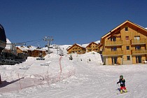 La Toussuire - piste lift chalet kind